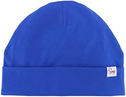 Jersey Beanie Hat for Newborn Baby Boys Girls Silky Satin Lined Hats Bonnet Toddler Infant Little Kids Beanies Caps by Sugarmelon