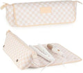 BAREFOOT CARIBOU Hair Tools Travel Bag and Heat Resistant Mat 17" Checkered by BAREFOOTCARIBOU