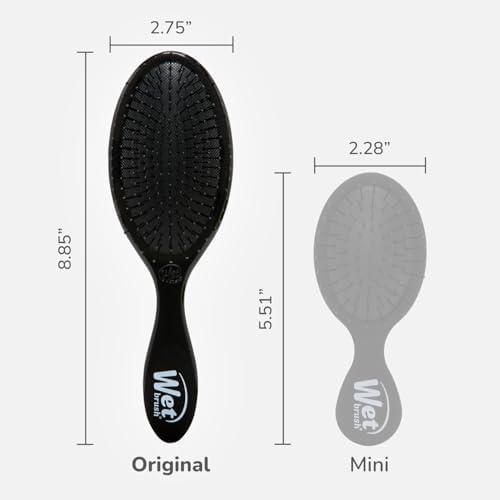 Wet Brush Original Detangler Hair Brush, Black, For All Hair Textures - Image 5