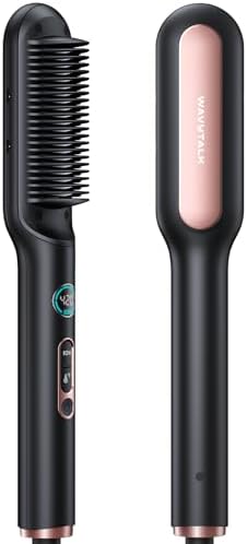 Wavytalk Hair Straightener Brush, Sleek Sweep Ionic Straightening Brush by wavytalk-HairTalks