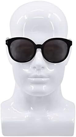 Male Mannequin Head Professional Manikin Head for Display Wigs Hats Headphone Mask Sunglasses Jewelry and Scravat Display Stand (L90-liangbai) - Image 2