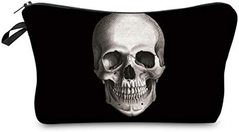 Deanfun Cosmetic Bag for Women, Skull 3D Printed Black Cool Makeup Bags Waterproof Travel Storage Toiletry Bag Accessories Gifts(hzb-42) by Deanfun