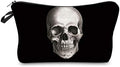 Deanfun Cosmetic Bag for Women, Skull 3D Printed Black Cool Makeup Bags Waterproof Travel Storage Toiletry Bag Accessories Gifts(hzb-42) by Deanfun