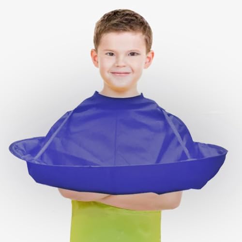Hair Cutting Cape, Haircut Umbrella Barber Cloak Home Salon Foldable Hairdressing Capes, Anti-static Adjustable Neck Size - Image 6