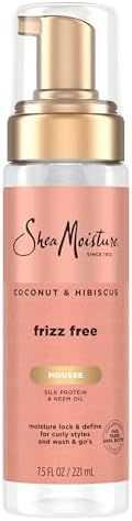 SheaMoisture Coconut & Hibiscus Frizz-Free Curl Mousse 7.5 fl Oz by Unknown