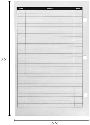 Stylist Binder Insert Cards, Salon Client Profile Cards (100 Pack, 5.5" X 8.5") Client Record Book Hair Stylist, Hairstylist Essentials, Color Formula a5 binder inserts, Made in USA - Image 6