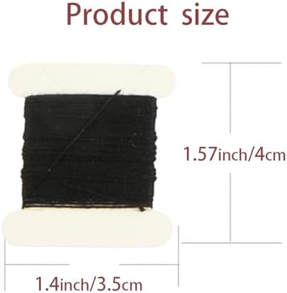 20 Pieces Hair Extension Clips, Black Wig Clip with Needles and Threads Set - Image 3