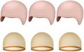 NACHLYNN 2/4/6/ Pcs Halloween Bald Cap for Adult Makeup Latex Bald Caps Nylon Bald Wig Cap Costume for Halloween Party Men by Createyourownlifestory