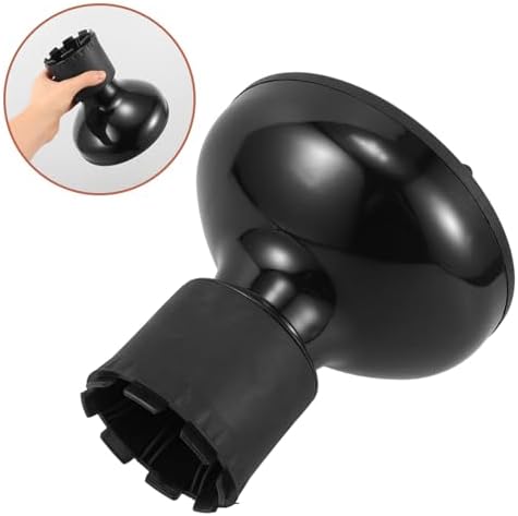 Universal Hair Dryer Diffuser Attachment, Black PP Large Hood - Image 7
