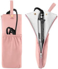 2-in-1 Heat-Resistant Hot Tool Travel Bag & Mat, Hanging Storage Pouch for Curling Iron, Flat Iron, Hair Straightener and Styling Tools (Pink) by Unknown