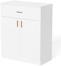 OmySalon Salon Storage Station Barber Station, Salon Stations for Hair Stylist, Free Standing Cabinet Beauty Salon Spa Equipment with 1 Drawers, 1 Storage Cabinet for Hair Styling, White by OmySalon
