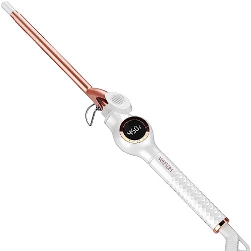 WEEYUM 3/8 Inch Small Curling Iron/Wand for Short Hair, Dual Voltage by WEEYUM