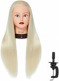 Hairingrid 26"-28" Mannequin Head Synthetic Fiber Hair Training Manikin by Hairingrid