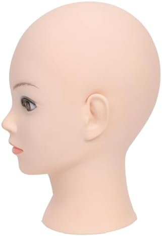 Female Cosmetology Bald Manikin Mannequin Head for Wigs, Wig Display, Glasses Display with Free Clamp - Image 4