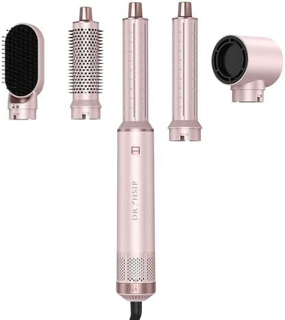 Dryhsip 5 in 1 Hair Styler & Wrap Air Curler, Low-Speed Hair Tools by Dryhsip