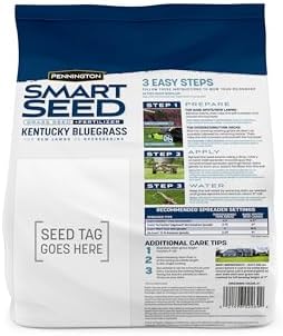 Pennington Smart Seed Kentucky Bluegrass Blend, Grass Seeds for Lawn, 3lb - Image 2