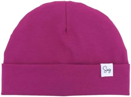 Jersey Beanie Hat for Newborn Baby Boys Girls Silky Satin Lined Hats Bonnet Toddler Infant Little Kids Beanies Caps by Sugarmelon