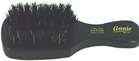 Annie Mini Pocket Combo Brush #2114 - Natural Boar Bristles, Hair Comb for Long and Short Hair - Image 3