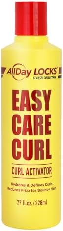 AllDay Locks Classic Easy Care Curl Activator, Easy Curling, 7.7 Oz Bottle by AllDayLOCKS