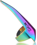 Pro Hair Parting & Sectioning Rings-Stainless Steel Finger Braiding Pick Tool for Precise Hair Styling and Extension Installations (1 PC Rainbow) by BeautyCrafts