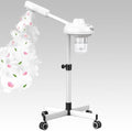 TASALON Professional Facial Steamer on Wheels, Hot Ozone Face Steamer for Facial, Esthetician Steamer for Salon Beauty and Spa, Mist Face Steamer for Facial Deep Cleaning Skin Care Equipment- White by TASALON
