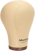22inch Cork Canvas Block Head Mannequin Head Wig Display Styling Head by Monicass