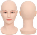 Female Life Size Bald Mannequin Head Professional Cosmetology for Wig Making, Display Wigs,Glasses,Eyeglasses, hairs, T pins,with Free Clamp by RuiSiMeiABrandYouCanTrust