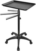 Salon Rolling Tray,Styling Tray Cart with 3pcs Hair Rack,Height Adjustable by JOSTZHXIN