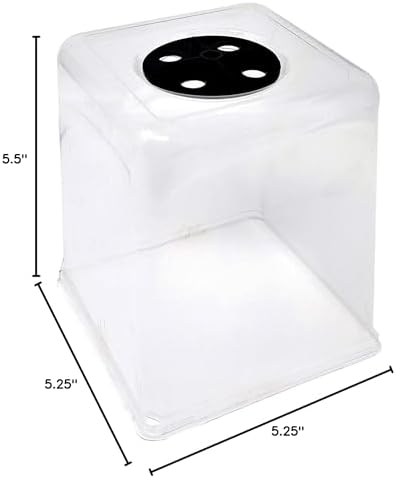 5x5 Humidity Dome 5.5" - 80 Pack - Microgreen Propagation Dome - Image 3