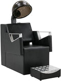 BarberPub 1350W Hooded Bonnet Hair Dryer Chair for Salon 2700 (Black) by BarberPub