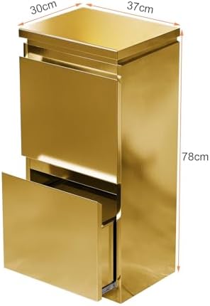 Stainless steel Beauty Salon Storage Cabinet, 3 Drawers Barber Salon Station for Hair Stylist, Barber Salon Station Styling Station Equipment, Barber Shop Beauty Spa Tattoo Tool Storage Cabinet - Image 2