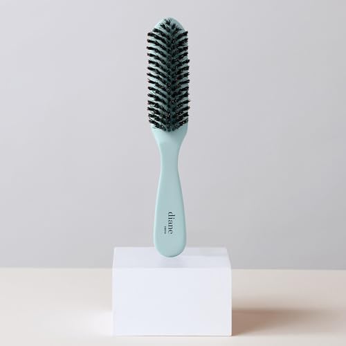 Diane Nylon Reinforced Boar Bristle Curved Smoothing Hair Brush for Women - Image 4