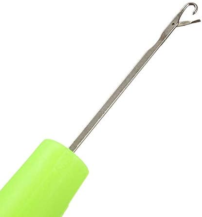 2Pcs Latch Hook Tool, Latch Hook Crochet Needle for Micro Braids, Hair Extension, Feather and Carpet - Image 4