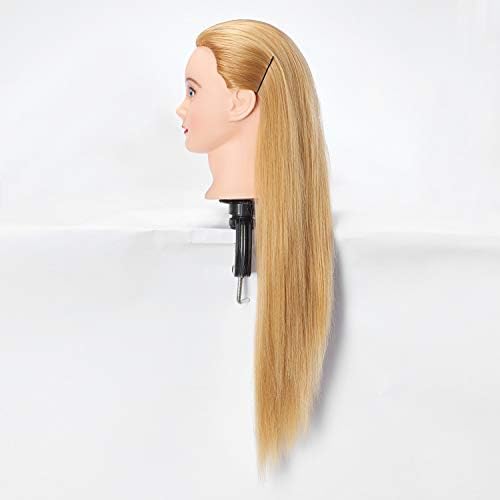 Mannequin Head Synthetic Hair Hairdresser 26-28 inch - Image 3