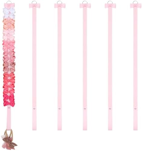 POVETIRE 6PCS Bow Holder Bows Organizer for Girls Hair Clips Storage by POVETIRE