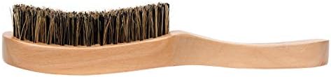 Diane Hard Reinforced Boar Curved Club Wave Hair Brush for Styling and Wave Maintenance, Perfect for Short Cuts, Fades, and Thick, Tight Curls - Image 5