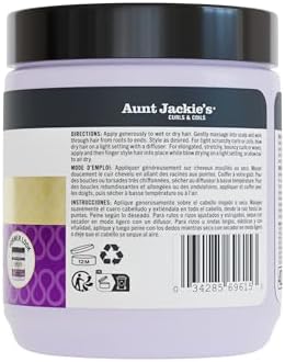 Aunt Jackie's Curl La La, Lightweight Curl Defining Custard, Enriched with Shea Butter & Olive Oil, Basic, 15 Ounce (Pack of 12) - Image 4
