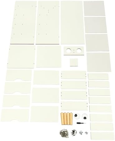 Salon Storage Cabinet, with Hair Dryer Holder, 4 Drawer Storage Cabinet, Barber Salon Storage Cabinet, Raised Table Legs Hair Stylist Station Organizer for Hair Salon (Warm White) - Image 4