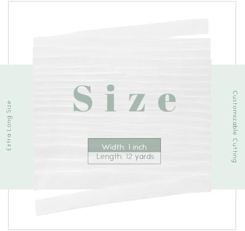 Dreamlover Elastic Wig Band for Lace Melting, White, 1 Inch x 12 Yards - Image 3