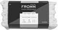 Fromm Softees Air Microfiber Lightweight Salon Hair Towels for Hairstylists, Barbers, Spa, Gym in White, 15.5" by 25.5", 6 count Perfect Hair Care Towel for Drying Curly, Long, Wavy Hair by Fromm