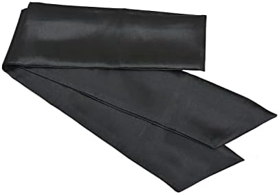 Wig Grip Band Soft Satin Scarf Fashion Headbands for Lace Frontal Wigs Fixing, Makeup, Sports, Yoga, Facial (1 Pcs, Black) - Image 5