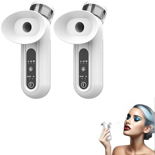 2 Eye Mist Steam Sprayer, Nano Mist Sprayer for Dry Eyes & Face Warm Compress Rechargeable Facial Mist Relief Dry Eyes Facial Mist for Moisturizing & Soothing by Unknown