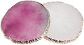 2 Pcs Resin Nail Art Palette, Round Mixing Board, Blue White by Pengxiaomei
