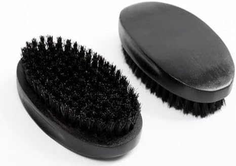 360 Curved Medium Wave Brush with Firm Boar Bristles for Cultivating Waves, Wolfing and Beards - Great Gift for Men - Image 6