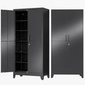 78.7 Metal Garage Storage Cabinet with Locking Doors by AUEYTVR