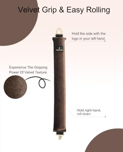 YOSHUYUKI Classic Heatless Curls Overnight Rods No Heat Hair Curlers Curling Iron Jumbo Flexi Rods Large Foam Hair Rollers for Long Hair to Sleep in with Satin Scarf Styling Tools Brown - Image 5