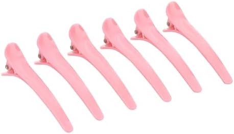 Bella Sleep + Spa Self Grip Hair Rollers - 3 Medium & 3 Large Curlers with Clips, 12-Piece Set, Pink by BellaSleepSpa