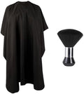 Barber Cape for Hair Cutting Dye Color, with Neck Duster Brush by YELEGAI