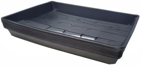 10 Plant Growing Trays (with Drain Holes) - 20" x 10" - Perfect Garden Seed Starter Grow Trays: for Seedlings, Indoor Gardening, Growing Microgreens, Wheatgrass & More - Soil or Hydroponic - Image 3