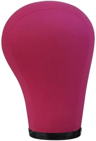 23inch Cork Canvas Block Head Mannequin Head Wig Display Styling Head- (23inch Rosy) by Monicass